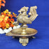 Brass Cock Murga Oil Lamp Deepak 0.72kg